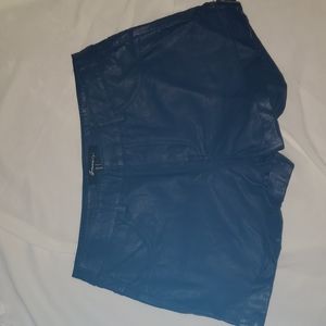 Fuax Leather Shorts